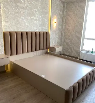Modern Bed Frame with customization options in colours sizes and storage