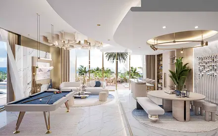 Azure Pool View 1BR | Sunlit Interiors | Elegant Finishing