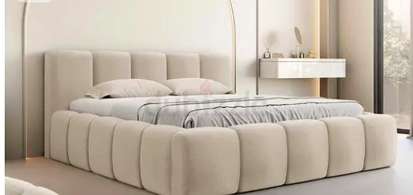 Stylish Modern Bed with Plush Design