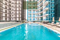 An ideal opportunity for living or investment in Ajman, in the Oasis Towers, a strategic and disting