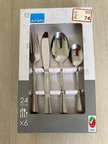 24-Piece Stainless Steel Cutlery Set
