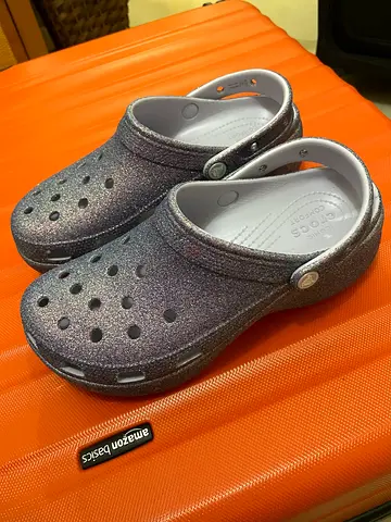 Crocs Platform Iridiscent Glitter Clog