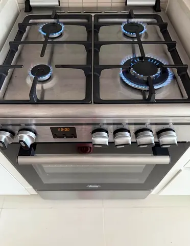 Terim Top 4 Burner Gas Down Oven Electric Cooker Range Size 60cm