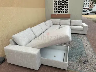 Excellent condition Ikea vimle beige color corner Ushape sofa