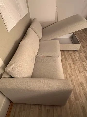 Ikea vimle L shape sofa Beige Good condition