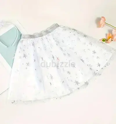 Cute White Tulle Skirt