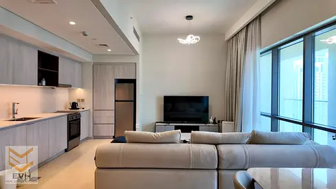 2BR Furnished Apartment | Vida Creek Beach | Multiple City & Water Views