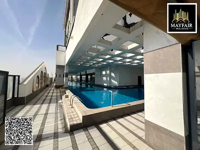 Opportunity to live in one of Ajman's best towers with a gym, parking, swimming pool, and children's play area.