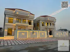One of the most luxurious villas in Ajman for sale in a prime location overlooking the main street,