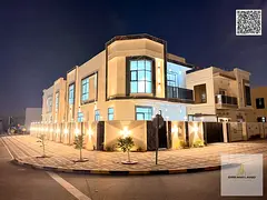 Luxury corner villa in **Al Zahia – Ajman**, ready for immediate occupancy, featuring high-end fin