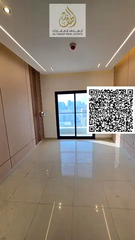 شقة 3 غرف وصالة بالراشدية 1 شارع الشيخ خليفة، غرفة خادمة، 3 حمام، بلكونة بإطلالة مفتوحة، تاني ساكن، تشطيب مميز، باركنج داخل التاور، قرب نستو، إيجار 80