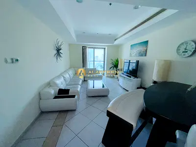 Full Sea View l Furnished l 12 Cheques