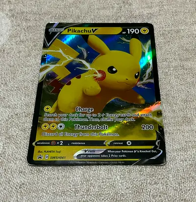 Pikachu V Pokémon Trading Card
