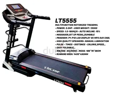 Multifunction Motorized Treadmill