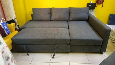 Modern L-Shaped Sofa with Storage