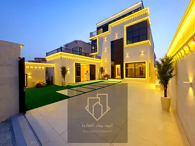 Villa for sale in Al-Rawdah area 👌 Second plot from Sheikh Ammar Street Area 5000 sq ft 👌 Central air conditioning, the villa has 3 floors Built-up