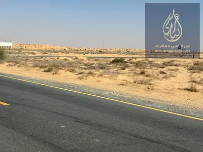 With an advance payment of 1,171,260 AED , and an area of 8676 square feet and payments for two years, you own a commercial land in the Belaida area