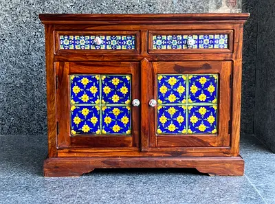 Marina solid wood sideboard- side cabinet