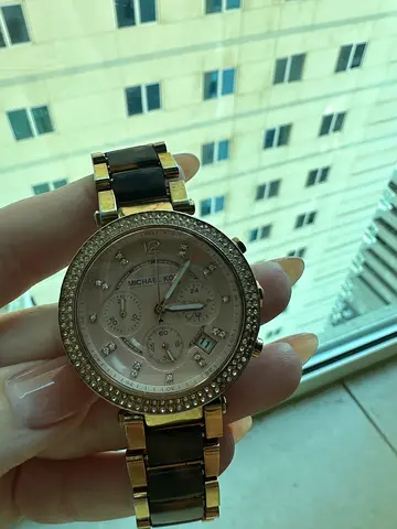 Michael Kors Parker Two‑Tone Chronograph Watch