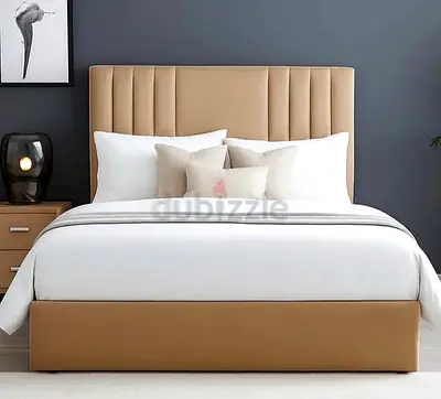 Brend New fabric wooden Twin size 120x190 Bed with Madical Matress Available