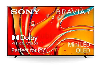 Sony BRAVIA 7 85 Inch, Mini LED XR QLED, Perfectly balanced for movies, PS5 gaming  sports, 4K HDR