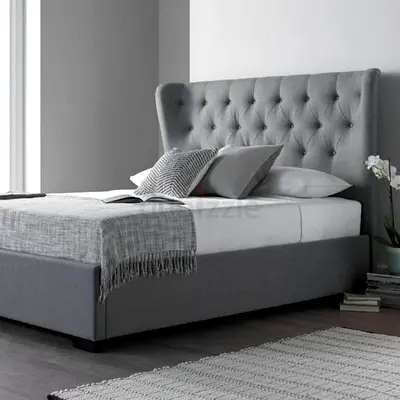 Stylish Modern Bed with Elegant Headboard