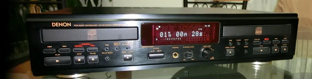 Denon CD Player/Recorder and Pioneer Amplifier