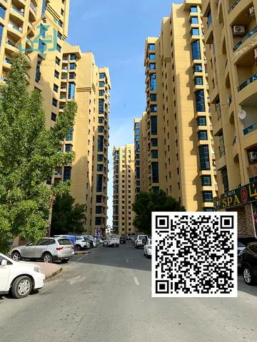 شقة بغرفة نوم واحدة وصالة للإيجار في برج الخور، عجمان