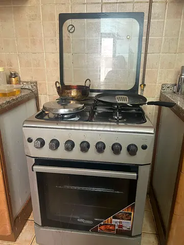 Silver Gas Cooker with Oven