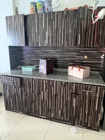 Modern Wooden Cabinet with Granite Top