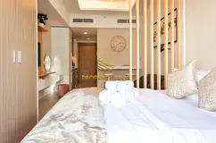 Luxury Fully Furnished | Modern Studio | Azizi Riviera | Prime Meydan Location