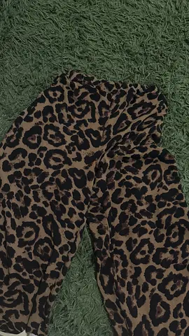 Leopard Print Palazzos Pants