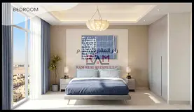 Apartment for sale in Amwaj project, one bedroom and living room, excellent size