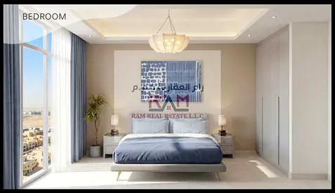 Apartment for sale in Amwaj project, one bedroom and living room, excellent size