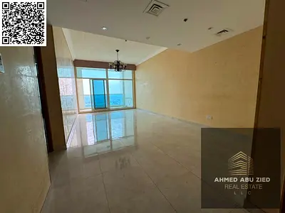 شقة 3 غرف وصالة مع 5 حمام بلكونه إطلالة بحرية وغرفة خادمة وغسيل | باركينج مجاني وجيم ومسبح وحديقة صيانه كامله علي المالك طول فترة الايجار قريب من المخ