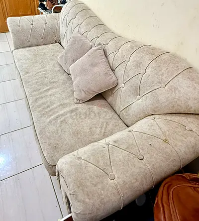 Comfortable 3-Seater Sofa in Neutral Color