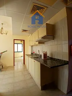 Annual Rent in Sharjah Studio Apartment Partitioned into a Bedroom and Living Room for AED 28,000 pe