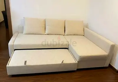 Modern L-Shaped Sofa with Storage