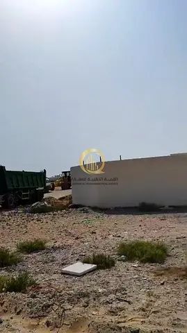 Corner plot for sale in the industrial area, owned by a Gulf owner. The land area is 910 square meters, excellent location, close to the main entrance