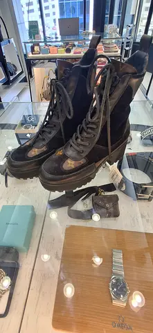 Stylish Black Combat Boots