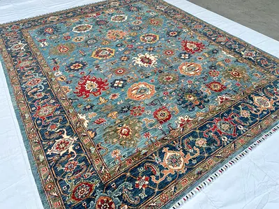 3x2.4 m // New Handmade Bidjar Serapi Wool Area Carpet