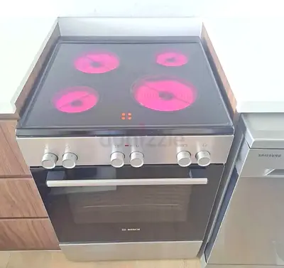 Bosch 4 Rings Full Electric Ceramic Cooker Range Size 60cm