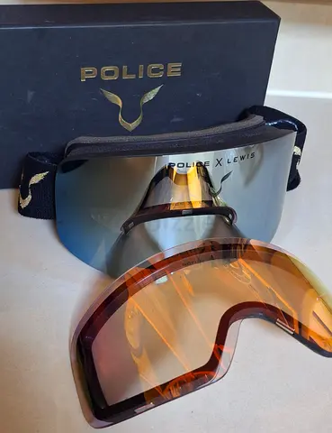 Original Police x Lewis Hamilton skiing glasses