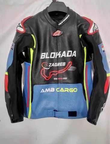 Alpinestars Motorbike Racing Leather Track Jacket.