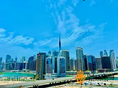 1BR Apartment | SOL Avenue Business Bay | Burj Khalifa &amp; Canal View