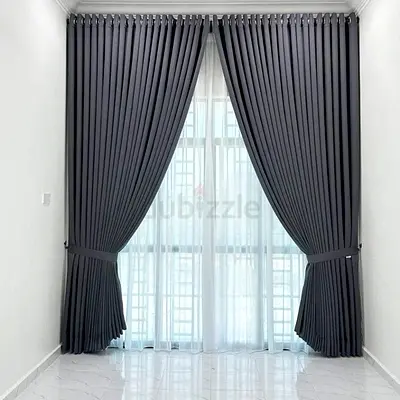Elegant Dark Gray Curtains for Modern Interiors