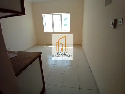 Family studio flat available big size Central ac close to GEMS school only 18k muwaileh