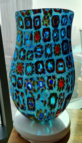 PRICE REDUCED! Stunning Millefiori Murano Glass Vase 46cm High