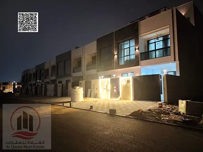 فيلا للبيع فيلا بمنطقة الحليو  2 عجمان تصميم حديث الفيلا شاملةرسوم التسجيل  (5 غرف ماستر مجلس بالمغا سل صالة رئيسية غرفة خادمة )