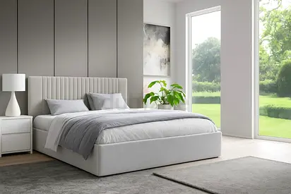 Brand new Queen size bed good storage